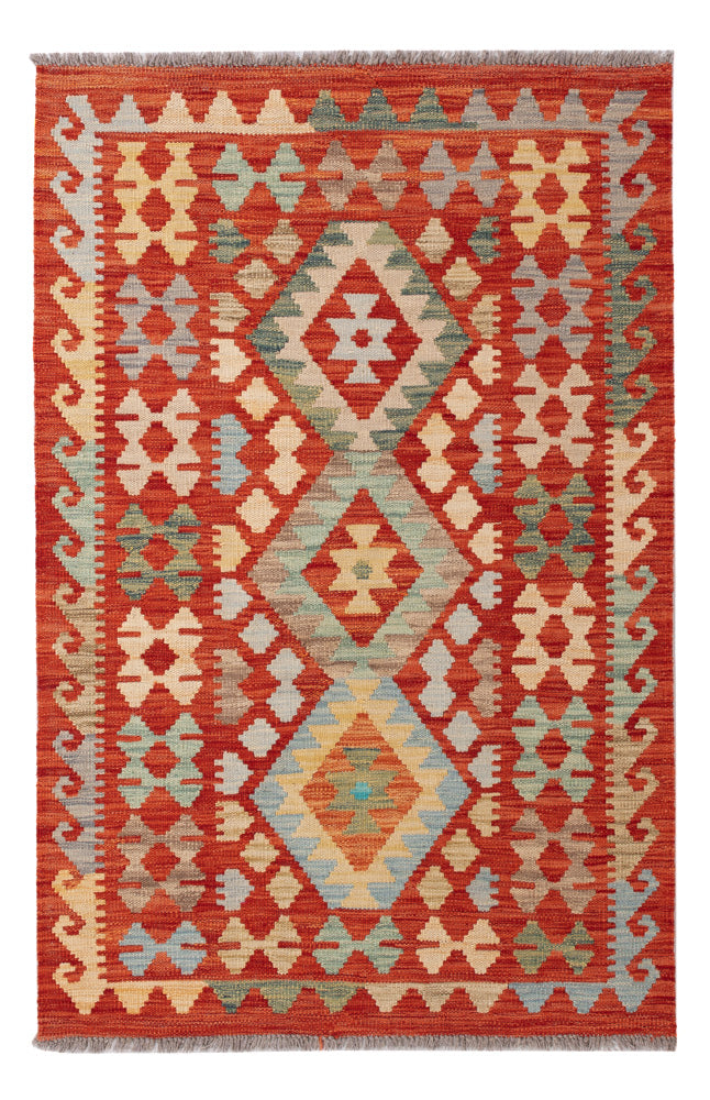 Kelim Rug - Splash - 150 x 98 cm - colorful