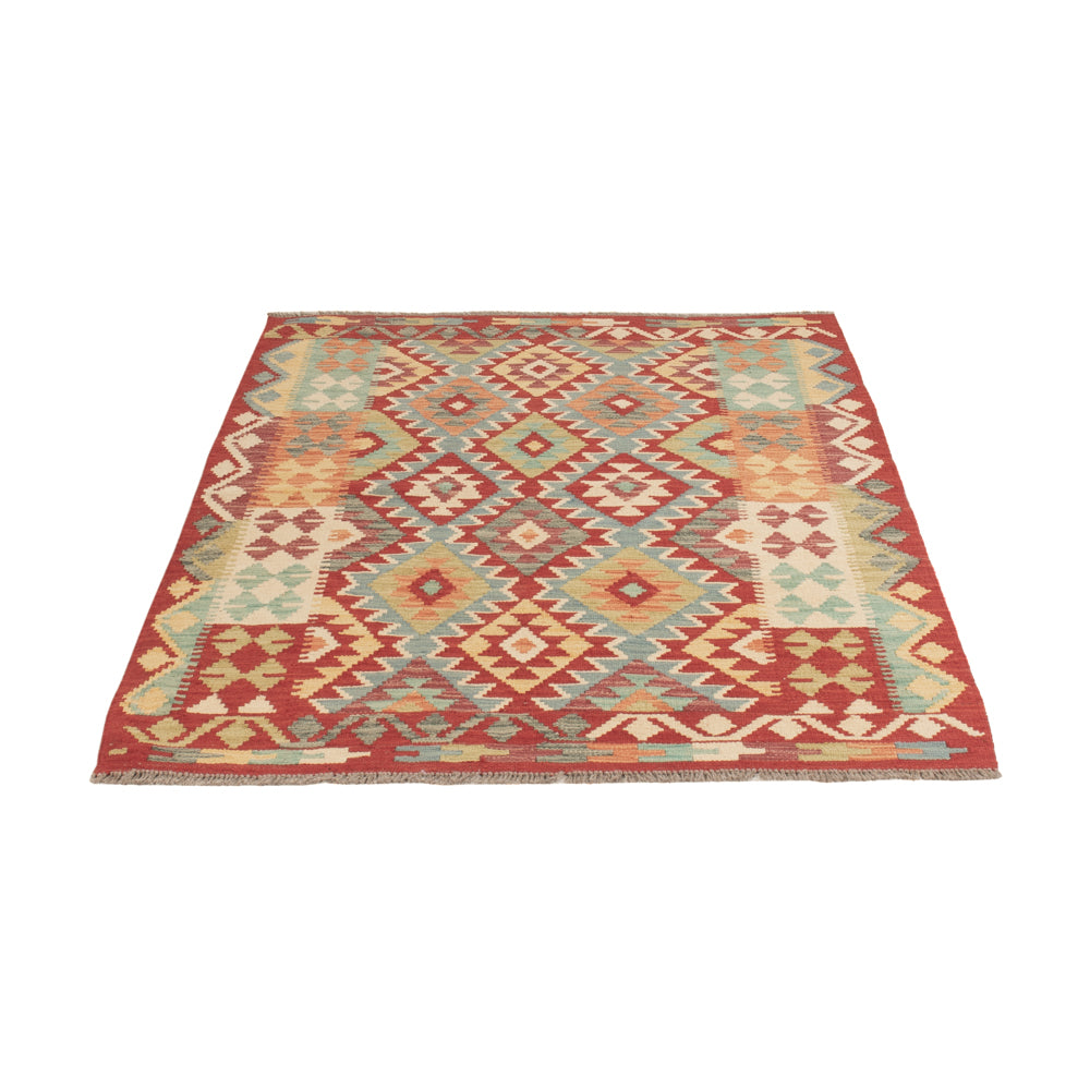 Kelim Rug - Splash - 158 x 110 cm - colorful