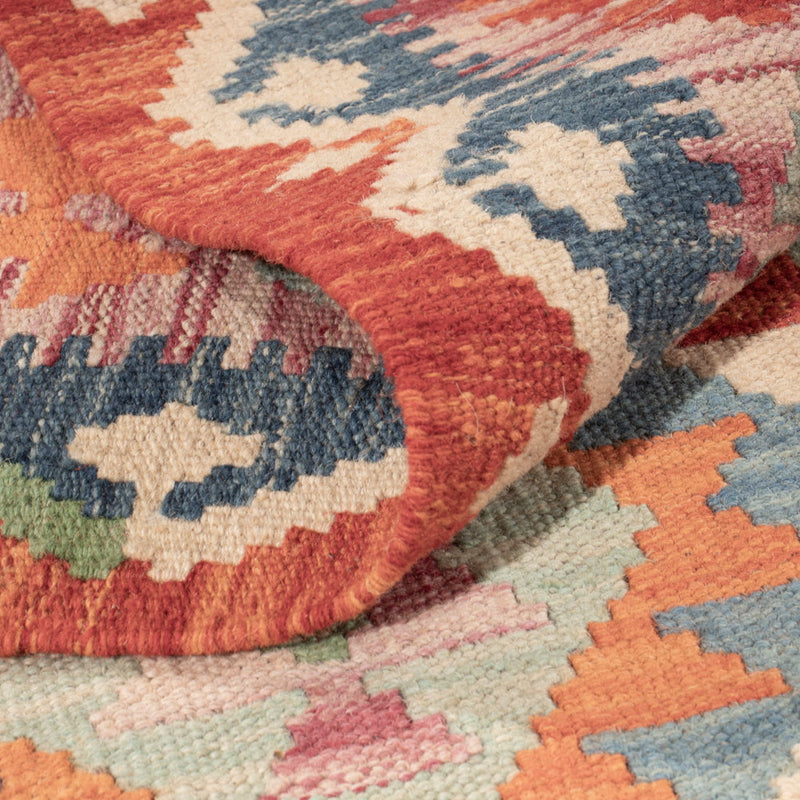 Kelim Rug - Splash - 147 x 99 cm - colorful