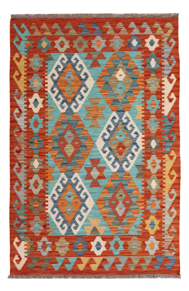 Kelim Rug - Splash - 153 x 100 cm - colorful