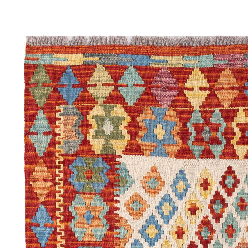 Kelim Rug - Splash - 155 x 102 cm - colorful