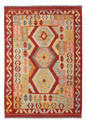 Kelim Rug - Splash - 148 x 100 cm - colorful