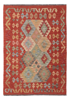 Kelim Rug - Splash - 141 x 98 cm - colorful