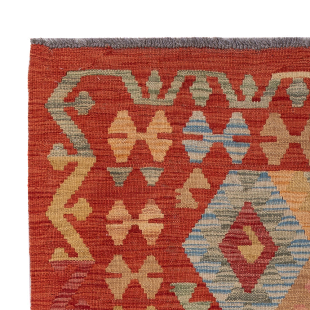 Kelim Rug - Splash - 141 x 98 cm - colorful