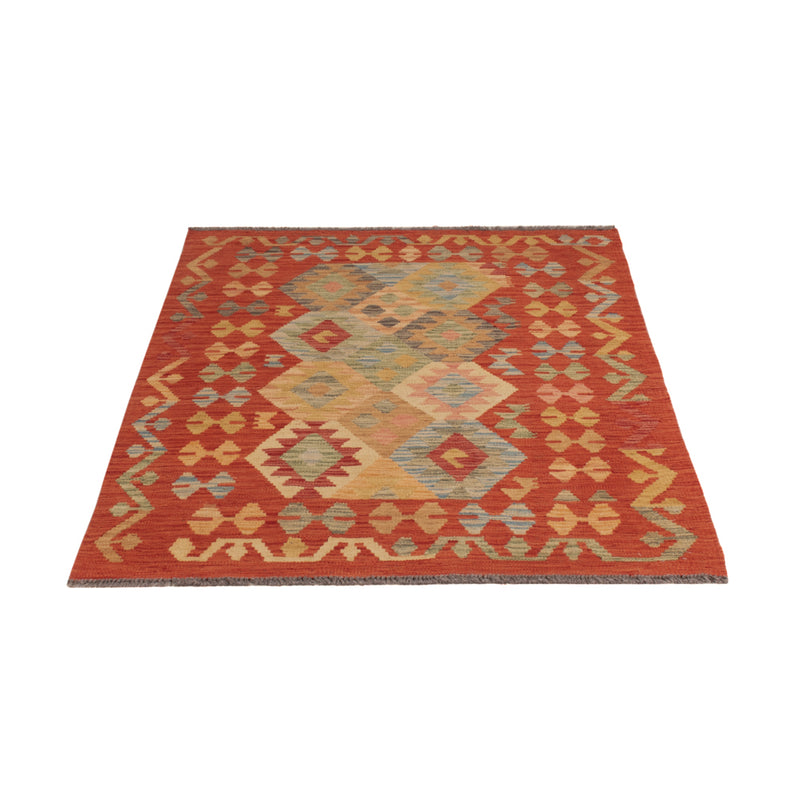 Kelim Rug - Splash - 141 x 98 cm - colorful