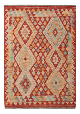 Kelim Rug - Splash - 139 x 102 cm - colorful