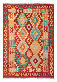 Kelim Rug - Splash - 147 x 103 cm - colorful