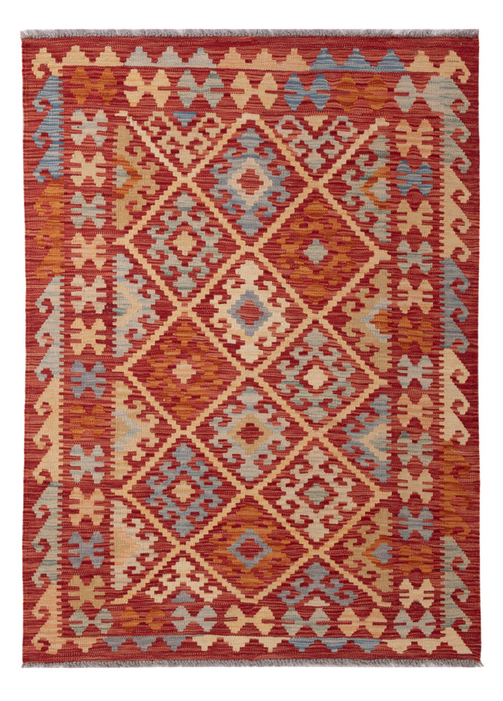 Kelim Rug - Splash - 149 x 107 cm - colorful