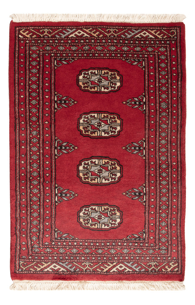 Pakistani Rug - 92 x 62 cm - red