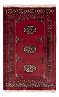 Pakistani Rug - 96 x 62 cm - red