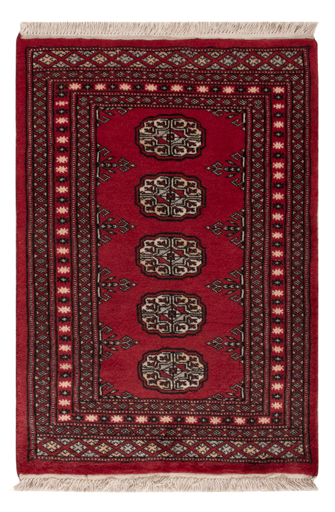 Pakistani Rug - 92 x 64 cm - red