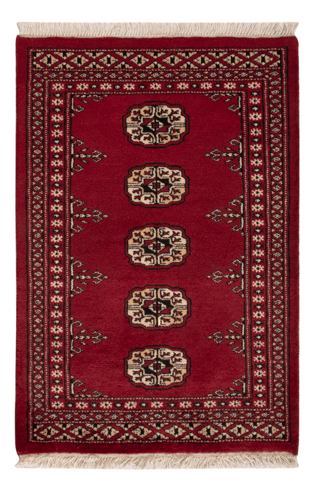 Pakistani Rug - 90 x 61 cm - red