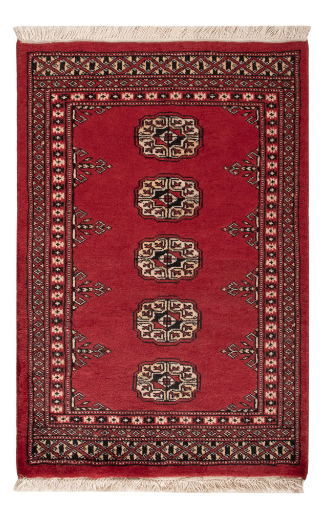 Pakistani Rug - 92 x 61 cm - red