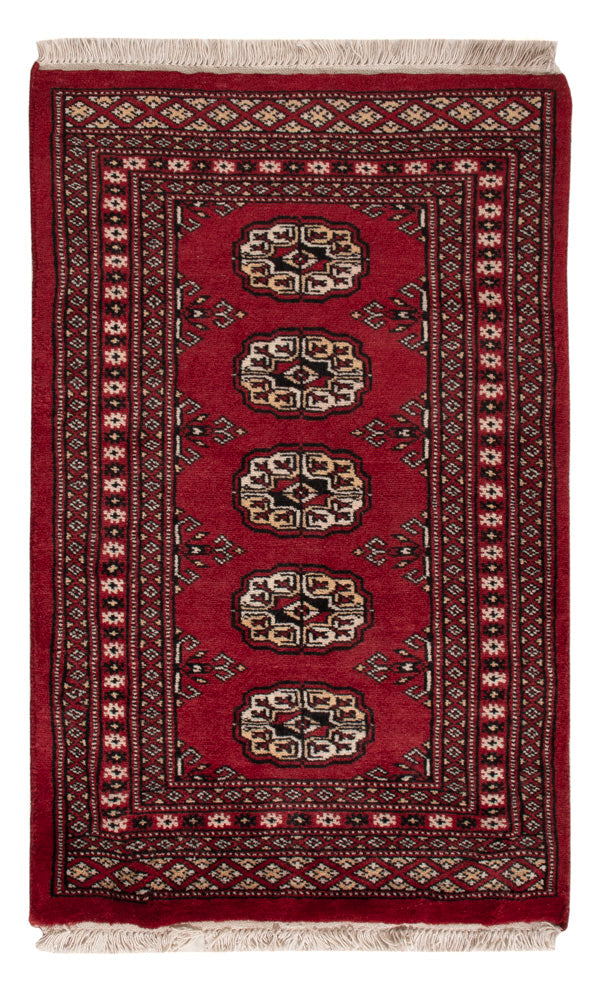 Pakistani Rug - 95 x 61 cm - red