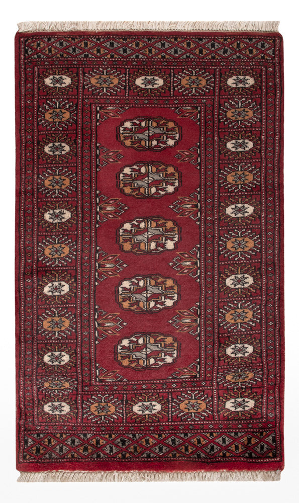 Pakistani Rug - 103 x 62 cm - red