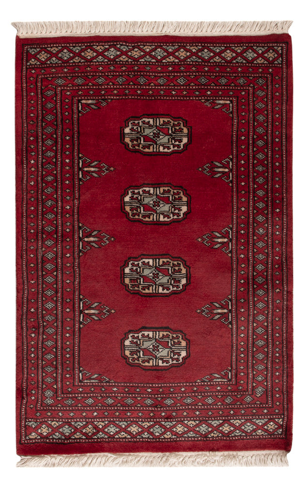 Pakistani Rug - 94 x 63 cm - red