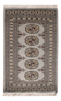 Pakistani Rug - 92 x 61 cm - grey