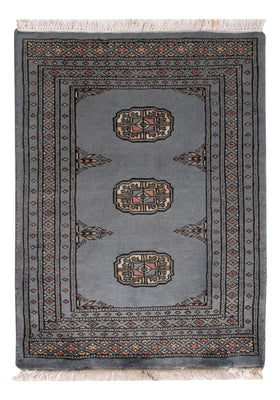 Pakistani Rug - 81 x 61 cm - light blue