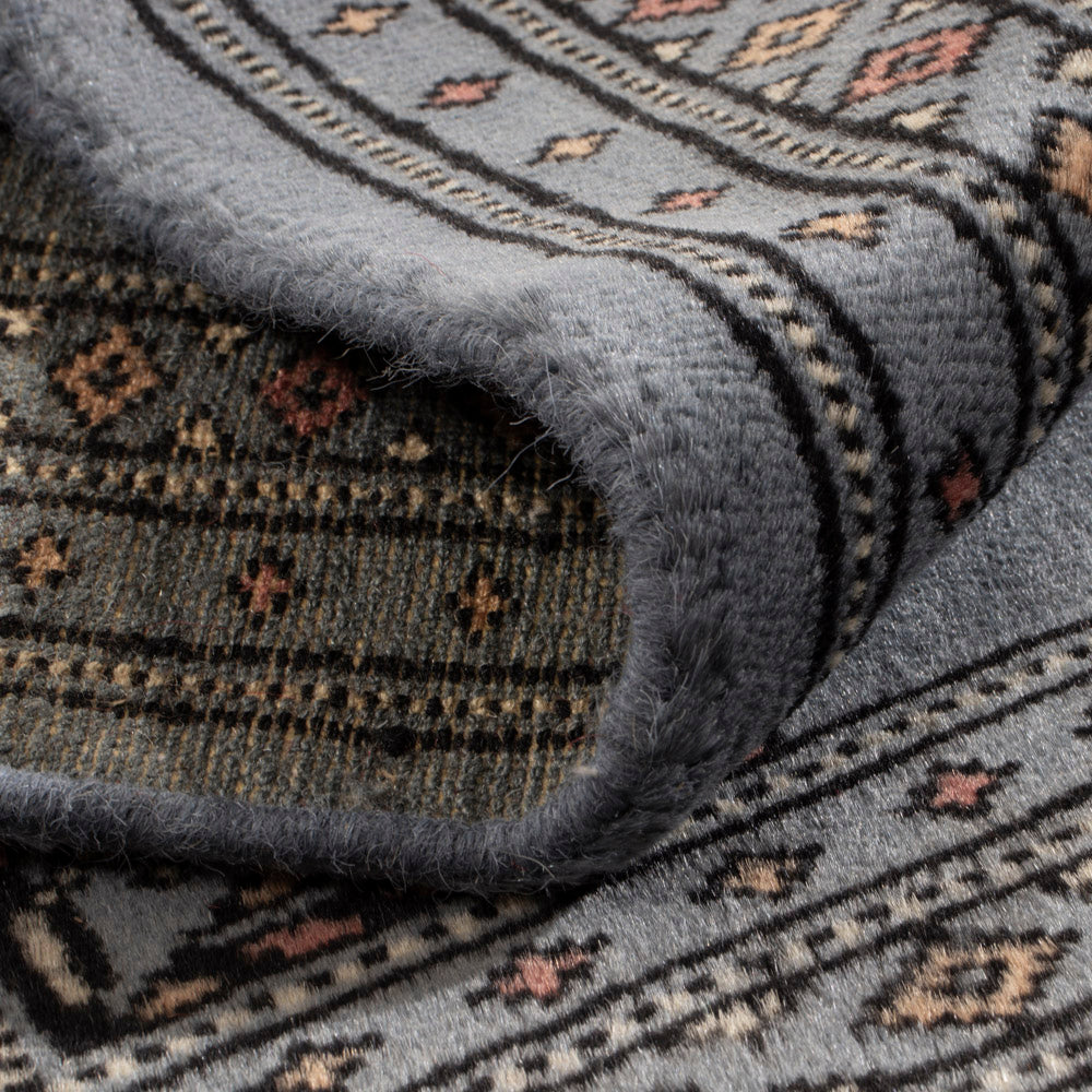 Pakistani Rug - 81 x 61 cm - light blue