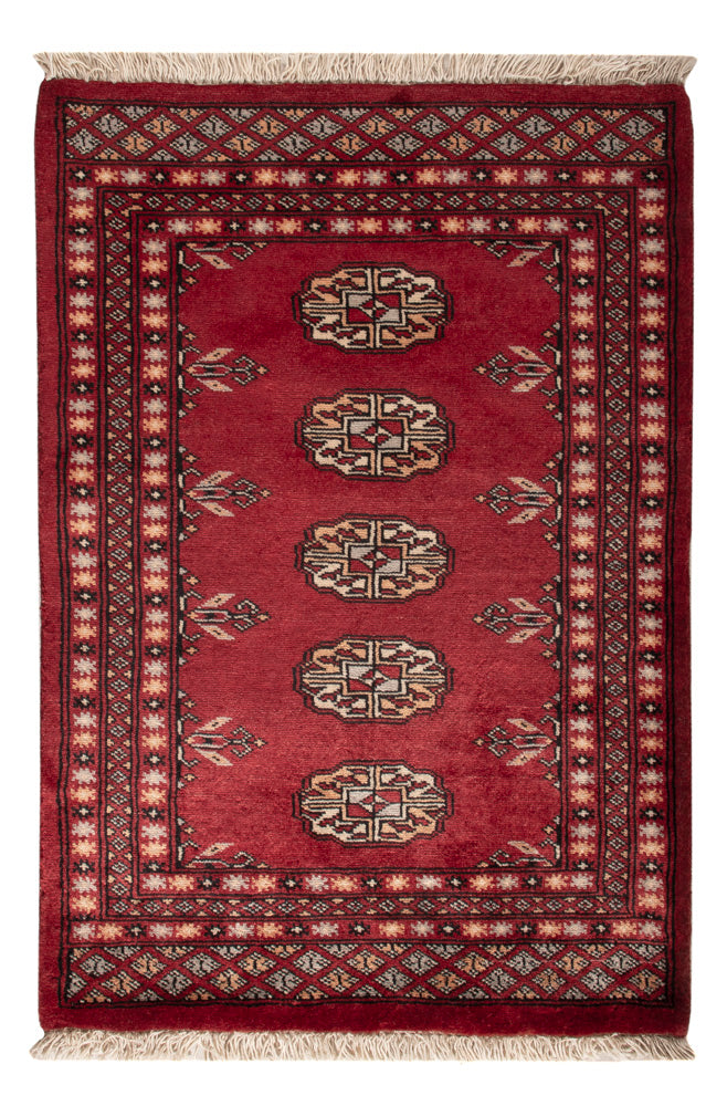 Pakistani Rug - 95 x 67 cm - red