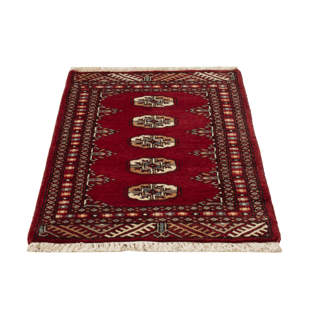 Pakistani Rug - 90 x 60 cm - red