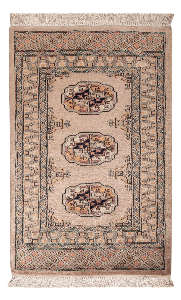 Pakistani Rug - 94 x 64 cm - light brown