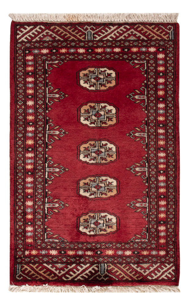 Pakistani Rug - 90 x 60 cm - red
