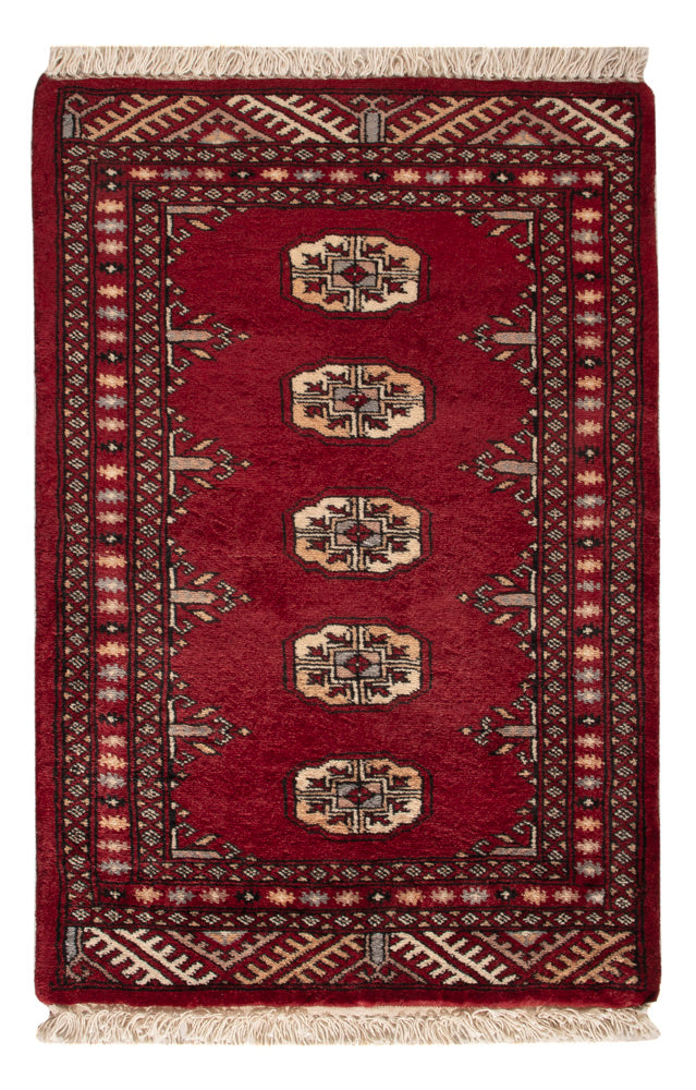 Pakistani Rug - 92 x 63 cm - red