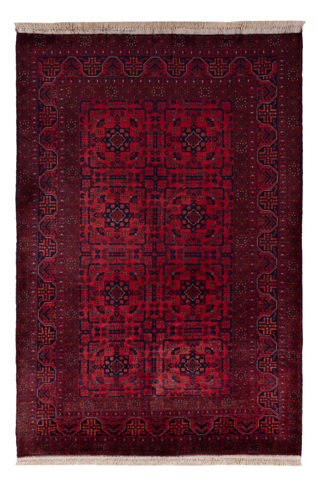 Afghan Rug - Royal - 154 x 102 cm - red