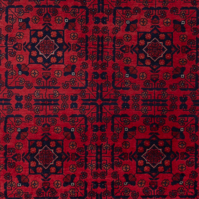 Afghan Rug - Royal - 154 x 102 cm - red