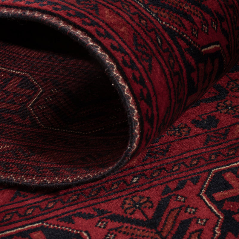 Afghan Rug - Royal - 150 x 101 cm - red