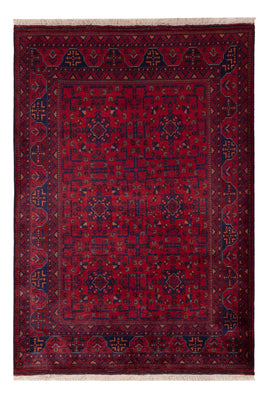Afghan Rug - Royal - 147 x 102 cm - red