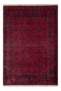 Afghan Rug - Royal - 147 x 102 cm - red