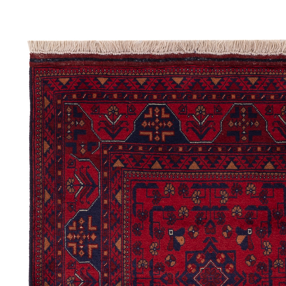 Afghan Rug - Royal - 147 x 102 cm - red