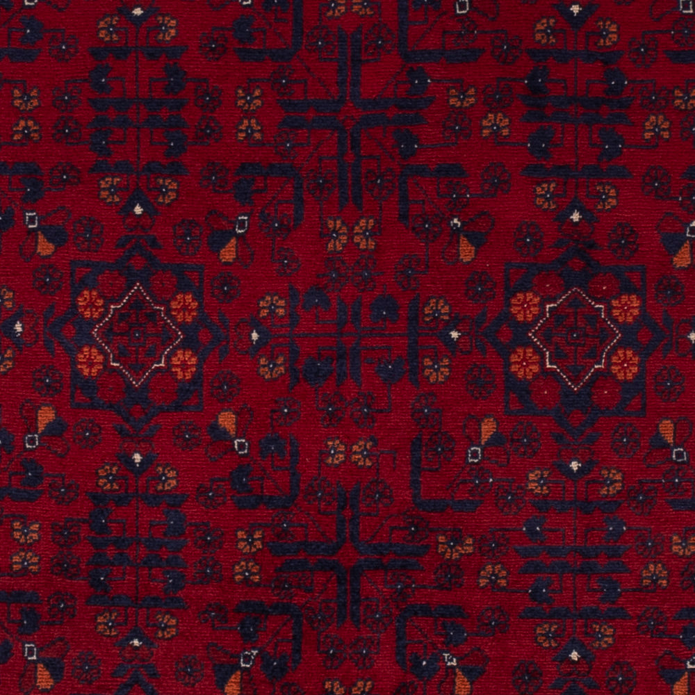 Afghan Rug - Royal - 146 x 103 cm - red
