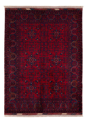 Afghan Rug - Royal - 140 x 103 cm - red