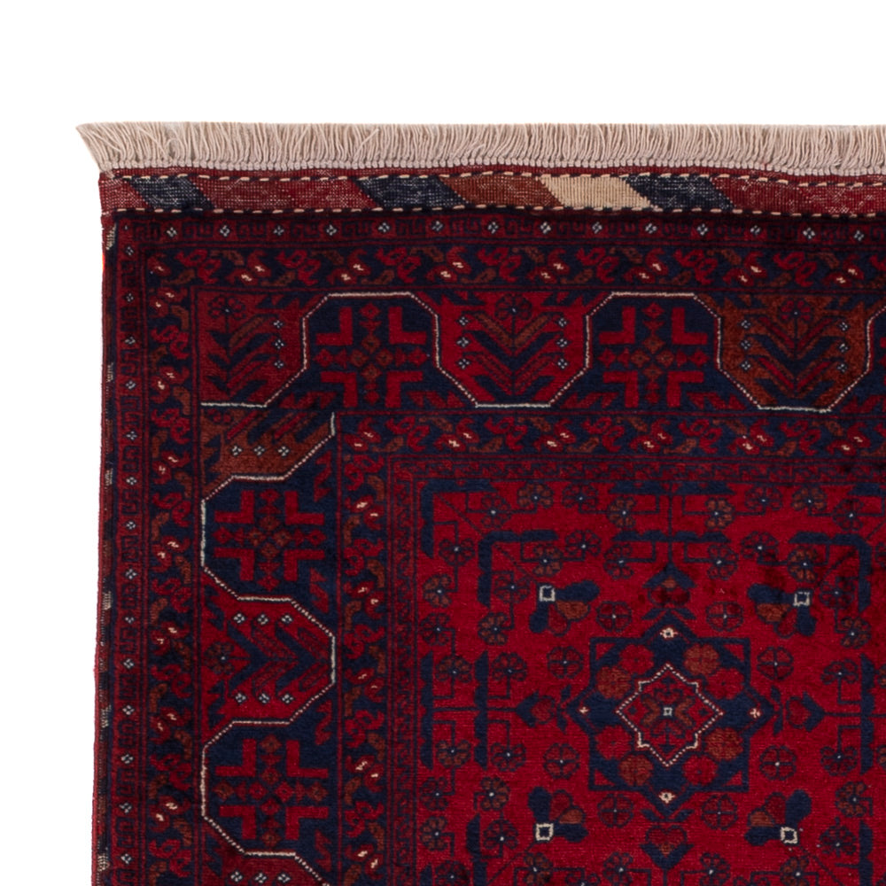 Afghan Rug - Royal - 140 x 103 cm - red