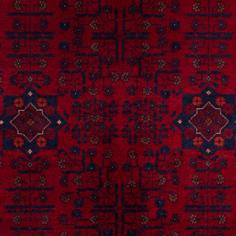 Afghan Rug - Royal - 150 x 103 cm - red