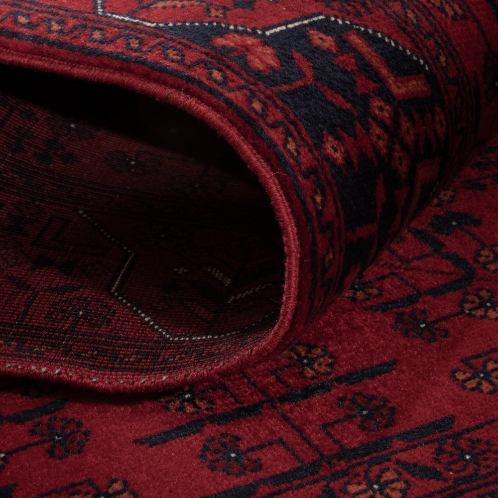 Afghan Rug - Royal - 150 x 103 cm - red