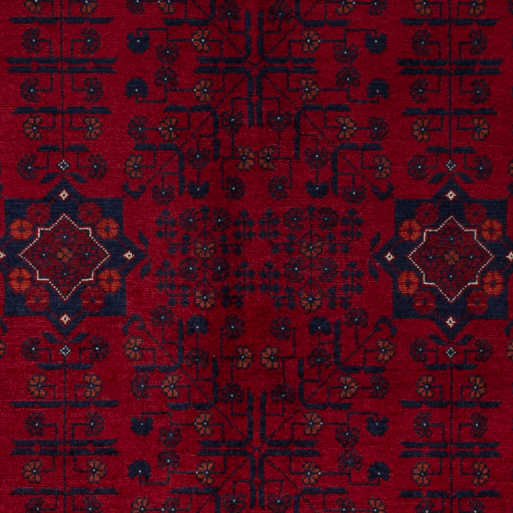 Afghan Rug - Royal - 151 x 103 cm - red
