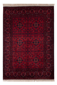 Afghan Rug - Royal - 141 x 99 cm - red