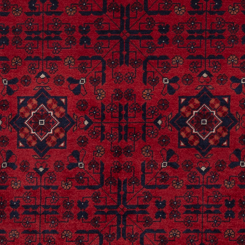 Afghan Rug - Royal - 141 x 99 cm - red