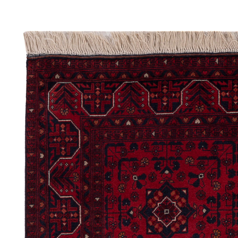 Afghan Rug - Royal - 141 x 99 cm - red