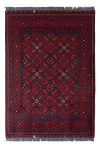 Afghan Rug - 141 x 101 cm - red