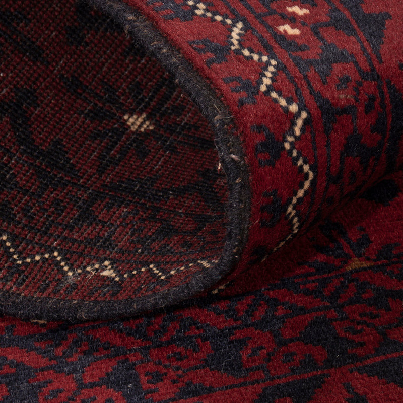 Afghan Rug - 141 x 101 cm - red