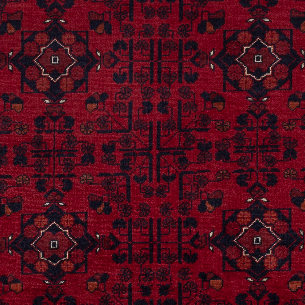 Afghan Rug - Royal - 146 x 102 cm - red