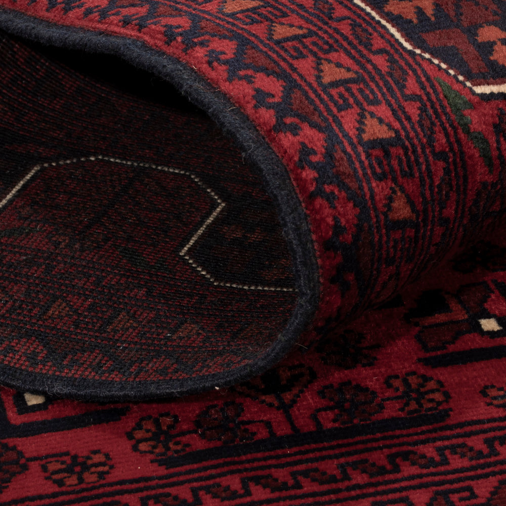 Afghan Rug - Royal - 154 x 99 cm - red