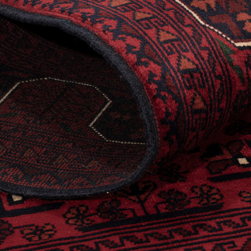 Afghan Rug - Royal - 154 x 99 cm - red