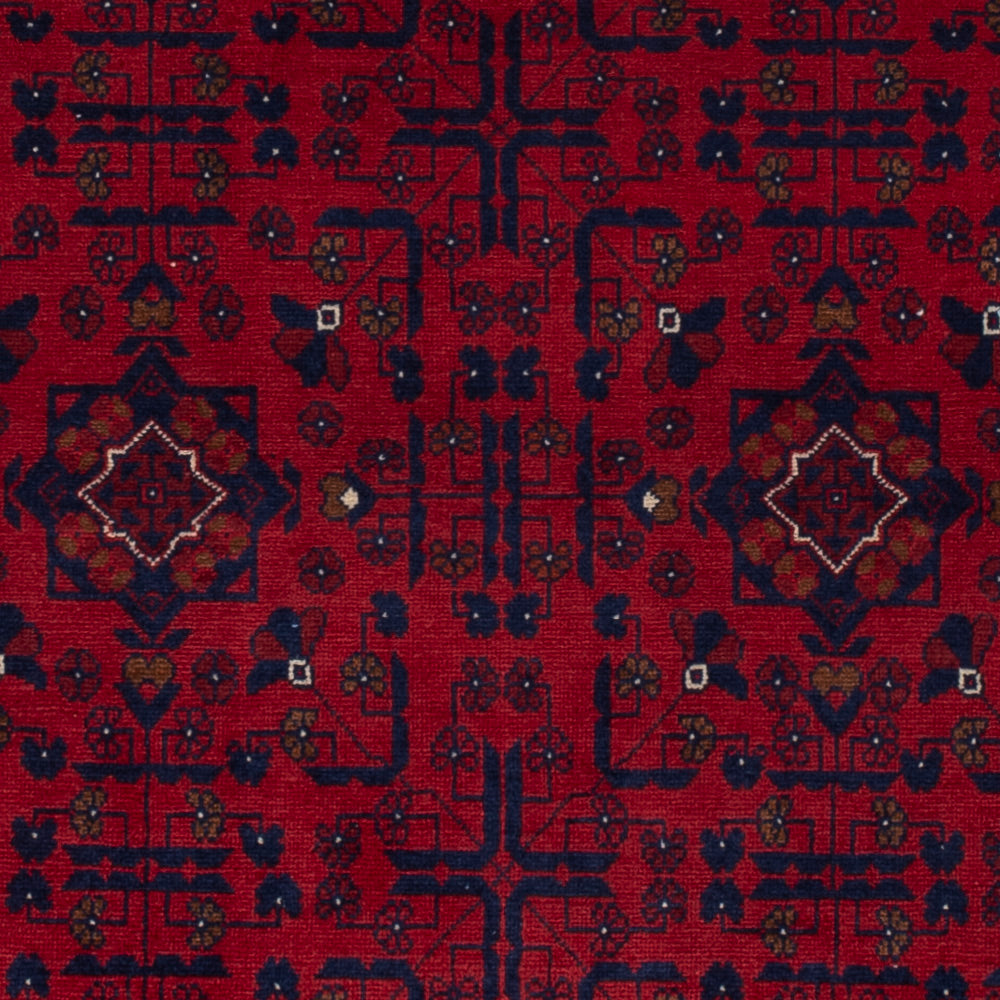 Afghan Rug - Royal - 148 x 104 cm - red