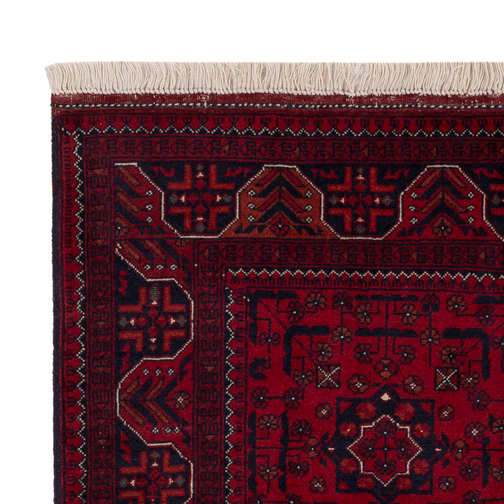Afghan Rug - Royal - 138 x 101 cm - red